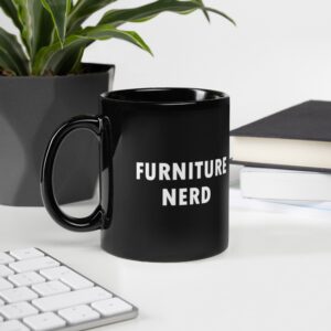 Furniture Nerd | Black Glossy Mug