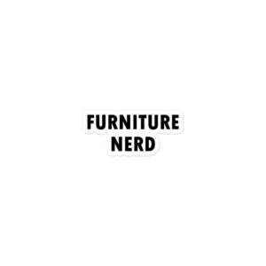 Furniture Nerd | Bubble-free stickers