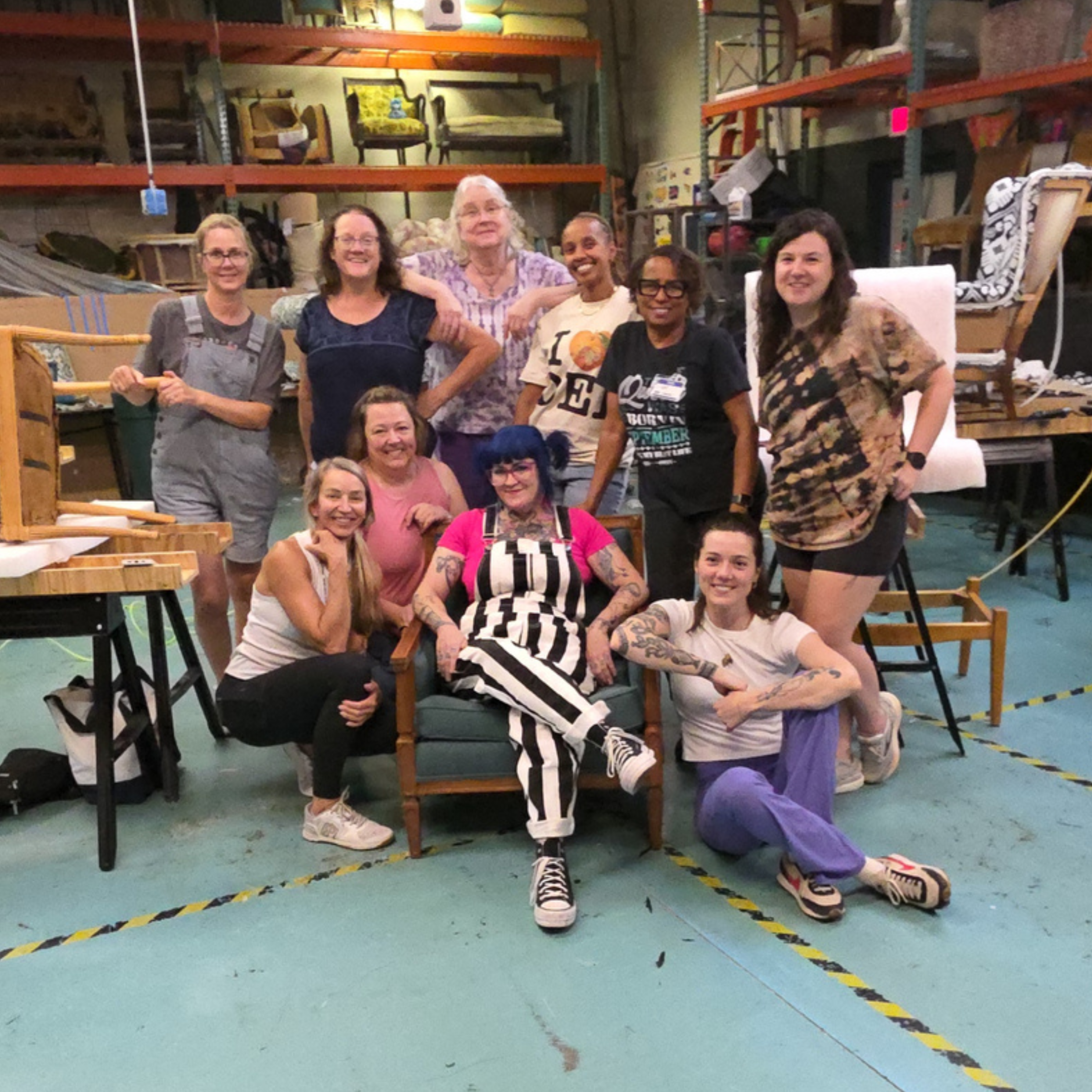 Upholstery Camp at LullCo Design Studio