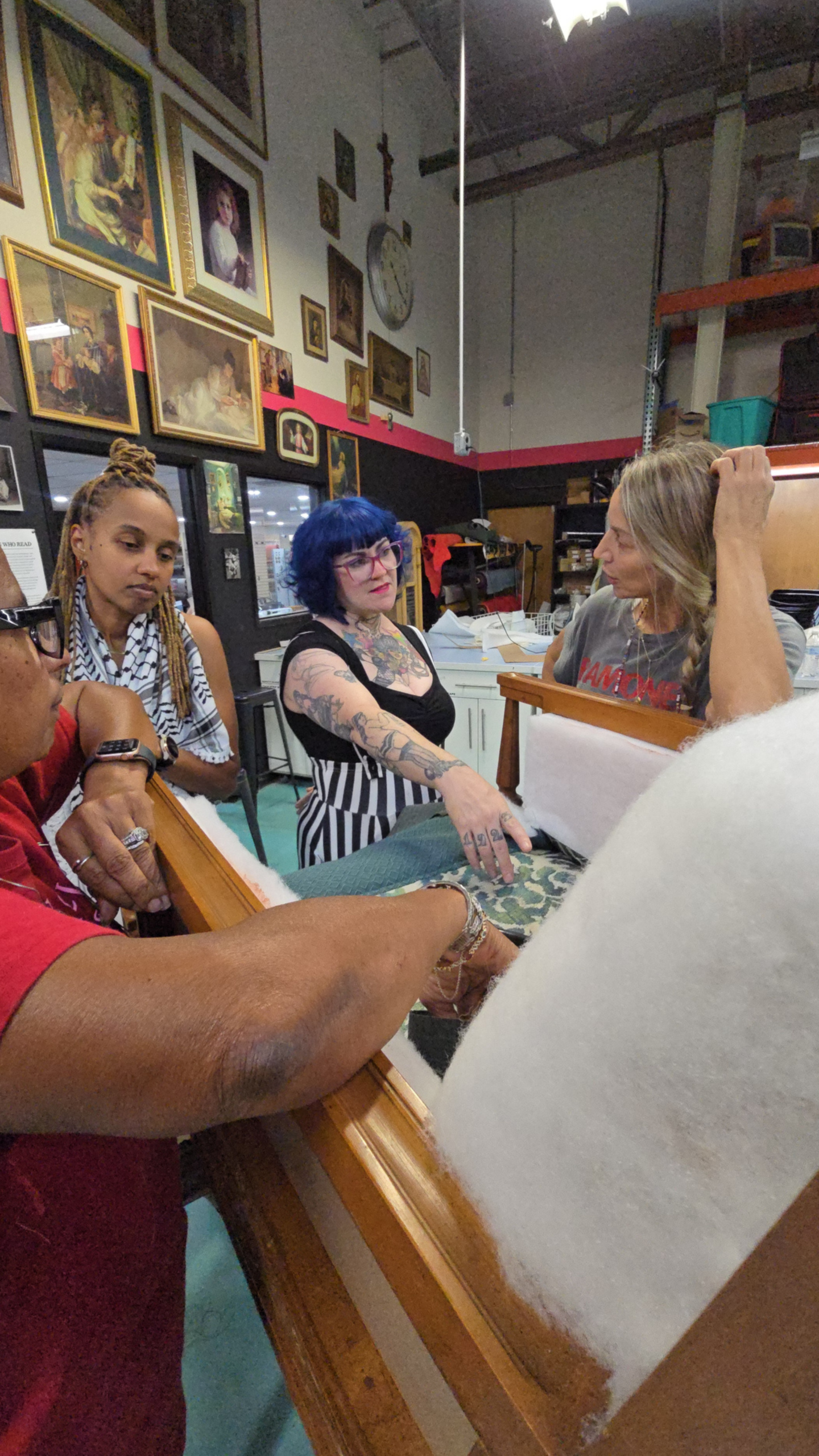 Learning upholstery at LullCo